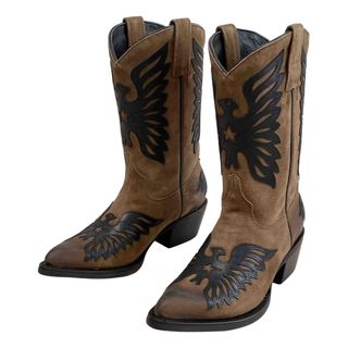 Ash + Leather Cowboy Boots