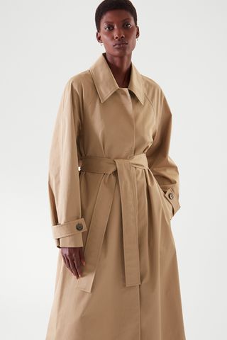 COS + Organic Cotton Oversized Trench Coat