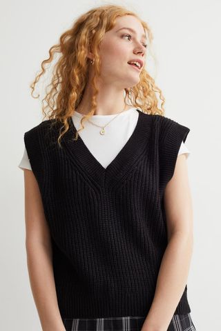 H&M + Ribbed Sweater Vest