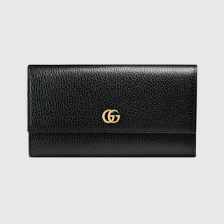 Gucci + GG Marmont Leather Continental Wallet