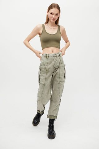 BDG + Tess High-Waisted Utility Jeans