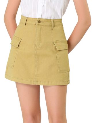 Allegra K + Mini Skirt