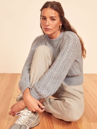 Reformation + Dita Cable Knit Sweater