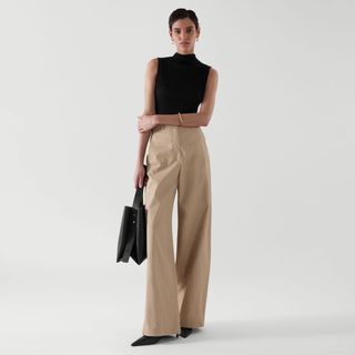 COS + Wide-Leg Linen Pants