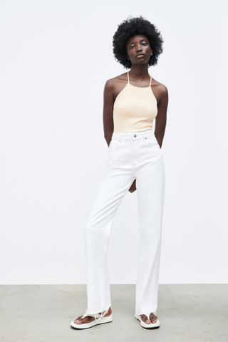 Zara + Halter Knit Top