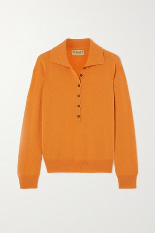 Purdey + Cashmere Polo Sweater