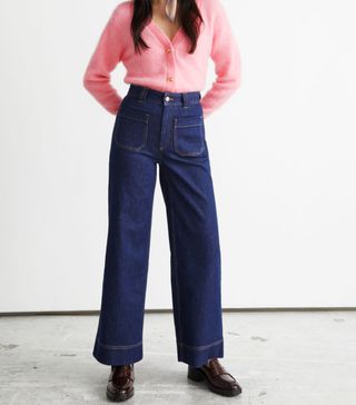 & Other Stories + Flared Patch Pocket Jeans
