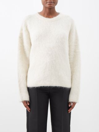 Toteme + Boxy Alpaca-Blend Sweater