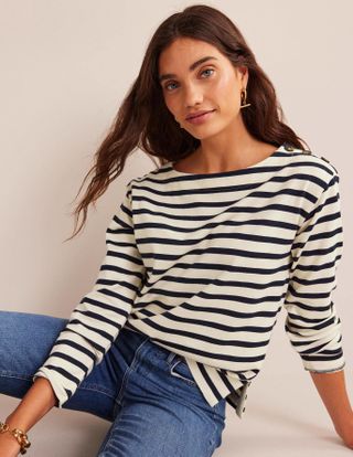 Boden + Sophie Heavyweight Breton Top