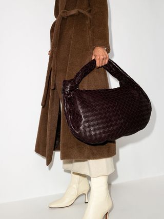Bottega Veneta + Large Jodie Intrecciato Shoulder Bag