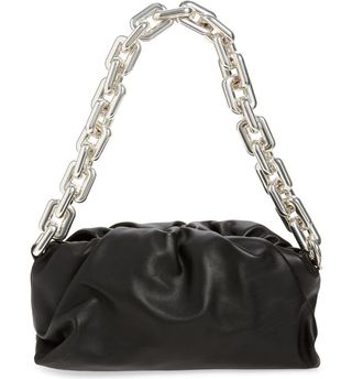 Bottega Veneta + The Chain Pouch Leather Shoulder Bag