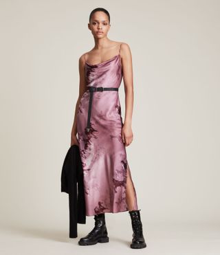 AllSaints + Hadley Epoto Silk Blend Dress