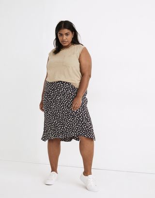 Madewell + Stretch Straight Mini Skirt in Gingham