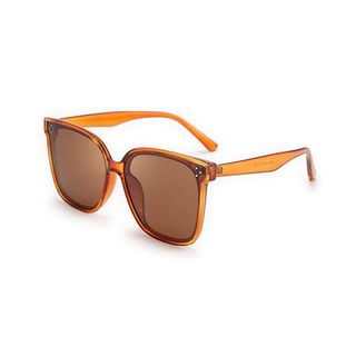 Feisedy + Retro Square Polarized Sunglasses