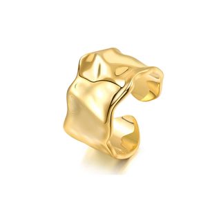Yiba Tech + Gold Bold Open Ring
