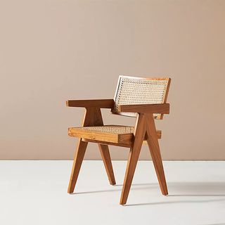 Anthropologie + Ashton Caned Teak Dining Chair