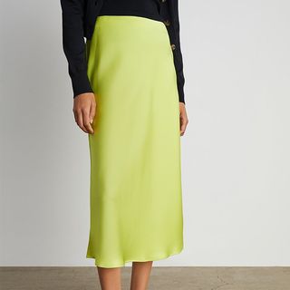 Who What Wear Collection + Brianna Midi Slip Skirt