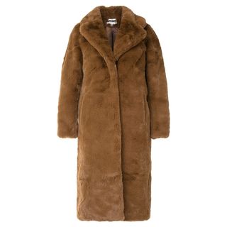 Apparis + Siena Long Faux-Fur Coat