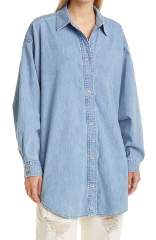 Rachel Comey + Ivins Oversize Button-Up Shirt
