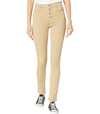 Levi's + 721 High-Rise Skinny Exposed Button Welt Pocket Jeans