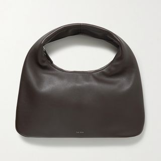 The Row + Everyday Small Textured-Leather Shoulder Bag