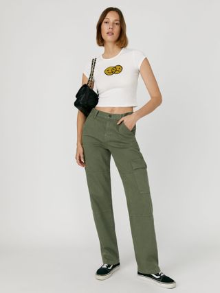 Reformation + Bailey High Rise Utility Pants