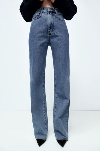 Zara + Z1975 Straight Leg Full Length Jeans
