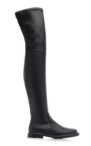 Staud + Belle Vegan Leather Over-The-Knee Boots