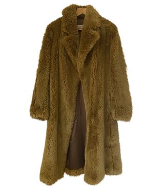 Dries Van Noten + Faux Fur Coat