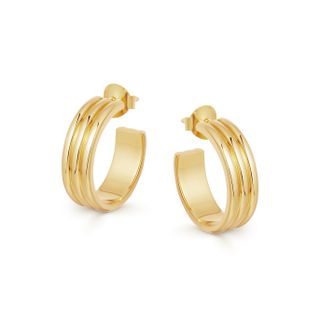 Missoma + Ancien 18kt Gold Vermeil Hoop Earrings