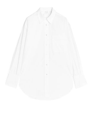 Arket + Oversize Poplin Shirt