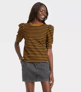 Who What Wear x Target + Puff Elbow Sleeve T-Shirt