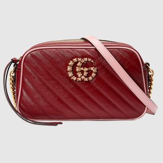 Gucci + GG Marmont Small Shoulder Bag