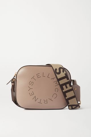 Stella McCartney + Perforated Vegetarian Leather Camera Bag