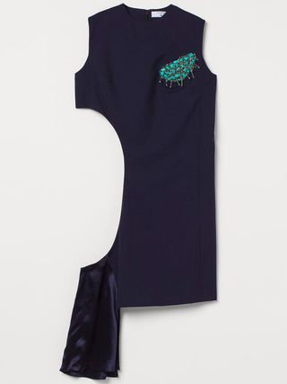 H&M x Toga Archives + Bead-Detail Cut-Out Dress