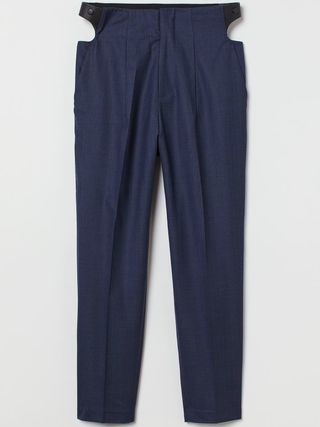 H&M x Toga Archives + Leather-Tab Tailored Trousers