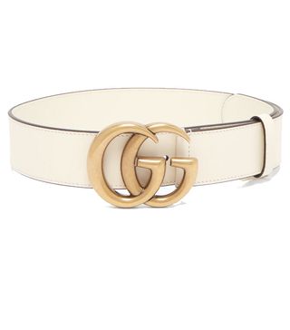 Gucci + GG-logo leather belt