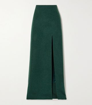 Miu Miu + Wool Maxi Skirt