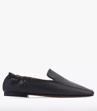 Jigsaw + Chester Leather Loafers, Black