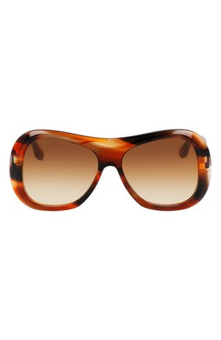 Victoria Beckham + 59mm Shield Sunglasses