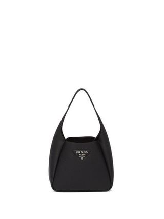 Prada + Logo-Lettering Shoulder Bag