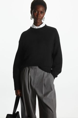 COS + Oversized Pure Cashmere Jumper