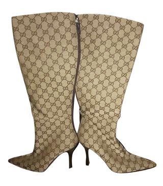 Gucci + Vintage Cloth Boots