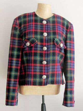 Vintage + 80s Short Womens Blazer