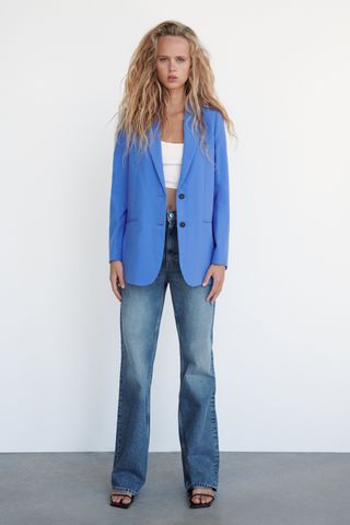 Zara + Loose-Fitting Blazer