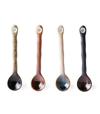 HK Living + Kyoto Ceramics: Japanese Tea Spoons (set of 4)