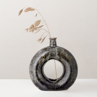 Stoneware + Baldvin Handcrafted Decorative Stoneware Vase