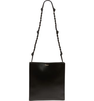 Jil Sander + Medium Tangle Leather Shoulder Bag