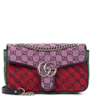 Gucci + GG Marmont Multicolor Super Mini Bag