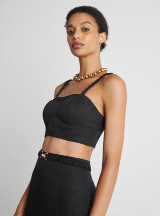 Who What Wear Collection + Allyson Bustier Crop Top
